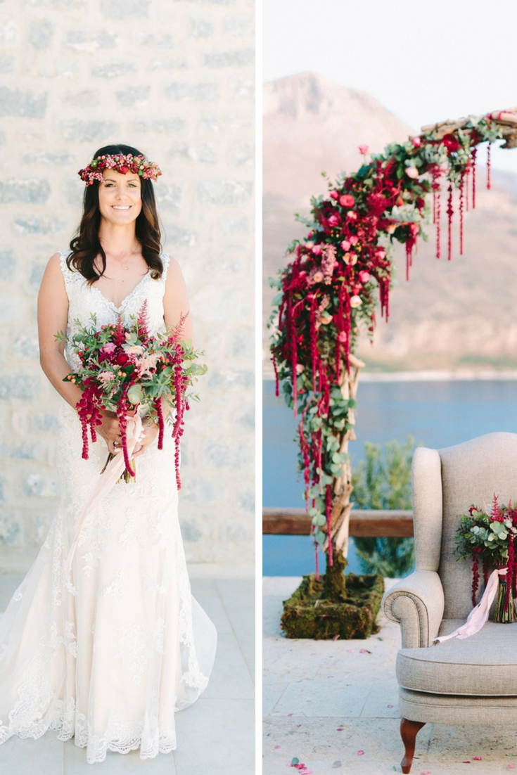 accent colors at wedding
